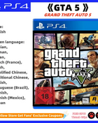 Sony Playstatio4 PS4 Genuine New Game CD Grand Theft Auto V GTA5 Playstation4 Game Card SONY Ps4 Games Grand Theft Auto V GTA5