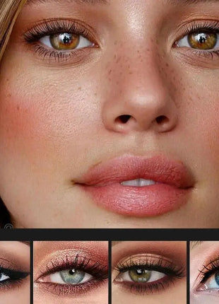 Pearl Matte Eye Shadow Makeup Palette 12 Colors Blusher Powder For Face And Eyebrow Beauty Cosmetic - Riparo82