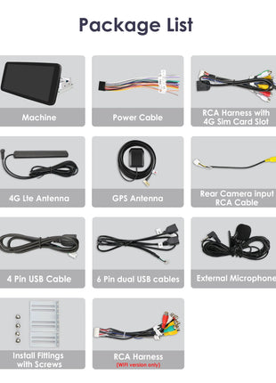 Hizpo 10.1" Universal CarPlay Android Auto Radio For VW Volkswagen Fiat Renault Nissan Hyundai 4G Car Multimedia Autoradio 1 Din