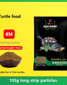 105g General Turtle Food Brazilian Turtle Feed Grass Turtle Young Turtle Food Small Particles Hair Color Yellow Edge Snapping - Riparo82