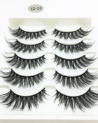 10/2 Pairs Mink Eyelashes Natural 3D Lashes Faux Cils Makeup Dramatic False Eyelashes Wholesale Eyelash Extension Makeup Tools