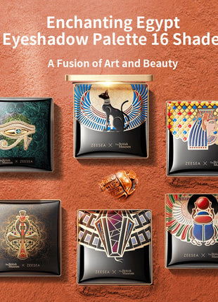 ZEESEA Maya 16 Color Eyeshadow Palette Eye Shadow Delicate Matte Pearl Glow Shimmer Eyeshadow Paletten Eye Makeup Beauty - Riparo82