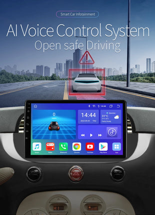 4G 8Core Android Car radio GPS Stereo For Fiat 500 2007-2014 Multimedia Video player 2DIN Autoradio DSP Carplay 7862 Head Unit - Riparo82