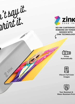 KODAK Fotocamera digitale con stampa istantanea Printomatic ZINK Stampa senza inchiostro Stampa su carta fotografica a colori Flash Set di pellicole 20/40 opzionale
