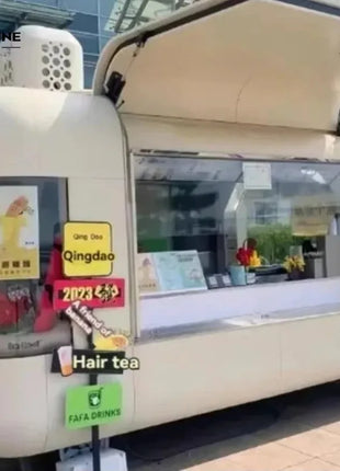 Heavy Duty Customized Street Mobile Food Truck Trailer for Street Vending Ice Cream Pizza Bbq Food Trailer with Warranty - Riparo82