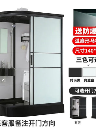 B573 Bagno doccia integrale integrato WC mobile bagno divisorio integrato semplice rurale per uso domestico