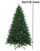 Set di alberi di Natale fai-da-te 2.1/2.4/3m Grande decorazione per albero di Natale Decorazioni per la casa Festa Ornamento per le vacanze Albero di Natale rosso Dropship