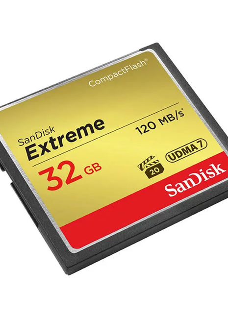 Sandisk CompactFlash 32G 64G 128G Scheda di memoria CF 800X Scheda CF Flash compatta ad alta velocità Fotocamere digitali/fotocamere DSLR applicabili
