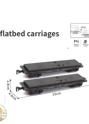 Locomotiva ferroviaria classica Accessori per treni a vapore retrò Carrozza Paletta Pista del treno Giocattoli per bambini per ragazzo - riparo82
