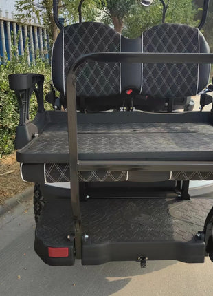 Street Legal Electric Golf Cart 4 Seats 5000W Scooter Go Kart ATV Adult Touring Classic Solar Golf Cart - Riparo82