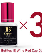 IBeauty Expert Glue For False Eyelashes Extensions Supplies Adhesive Wine Red Cap 5ml Korea Original Makeup Tools Lava Lash - Riparo82