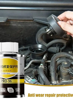 60ml Engine Anti-Wear Protective Agent Noise Reduction Jitter Strong Burning Engine Oil Liquid Additive Car Supplies - Riparo82