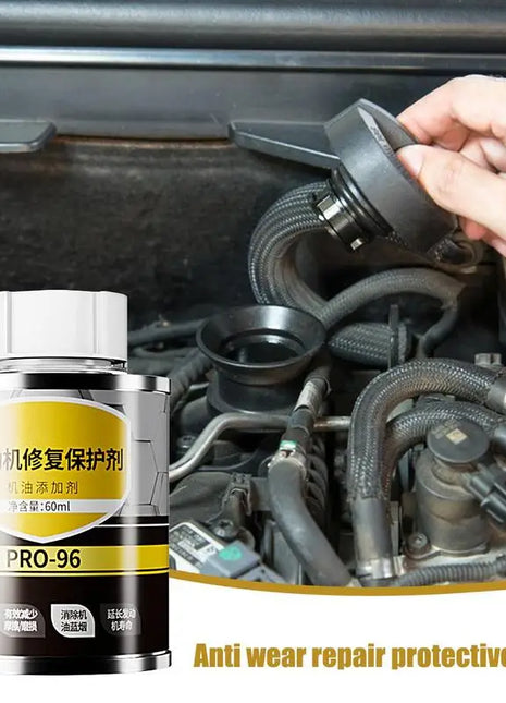 60ml Engine Anti-Wear Protective Agent Noise Reduction Jitter Strong Burning Engine Oil Liquid Additive Car Supplies - Riparo82