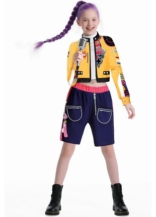 Anime Movie KPOP Demon Hunters Zoey Rumi Mira Costume Cosplay Halloween Carnevale Festa Gioco di ruolo Uniforme Prop