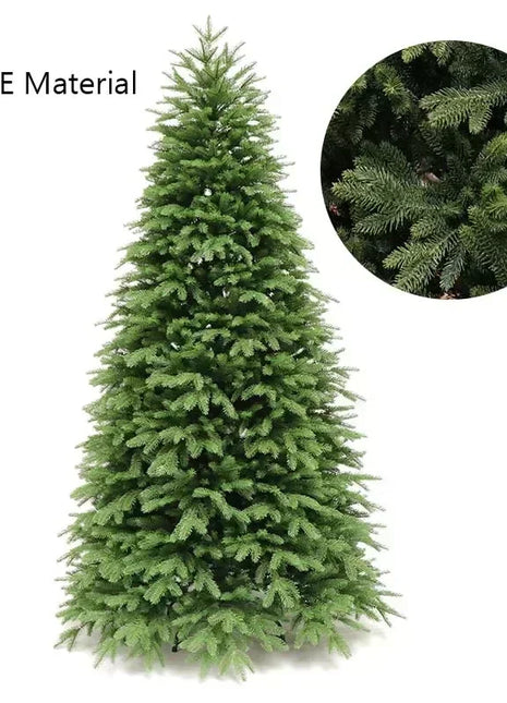 Albero di Natale artificiale in PE pieno Crittografia di lusso premium Grande albero di Natale verde Pino Decorazione per feste domestiche Decorazioni per la casa e il giardino
