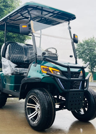 Street Legal Electric Golf Cart 4 Seats 5000W Scooter Go Kart ATV Adult Touring Classic Golf Cart - Riparo82