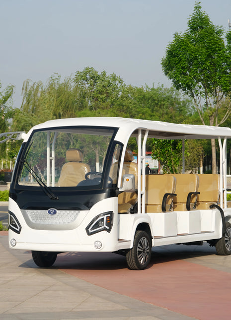 New solar power factory customized electric sightseeing tour bus, park, amusement park, airport and scenic area shuttle bus - Riparo82