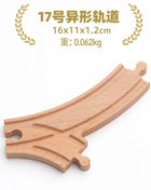 NUOVA binario ferroviario in legno tutti i tipi biforcazione biforcazione binario in legno di faggio accessori adatti per binari in legno Thomos giocattolo - riparo82