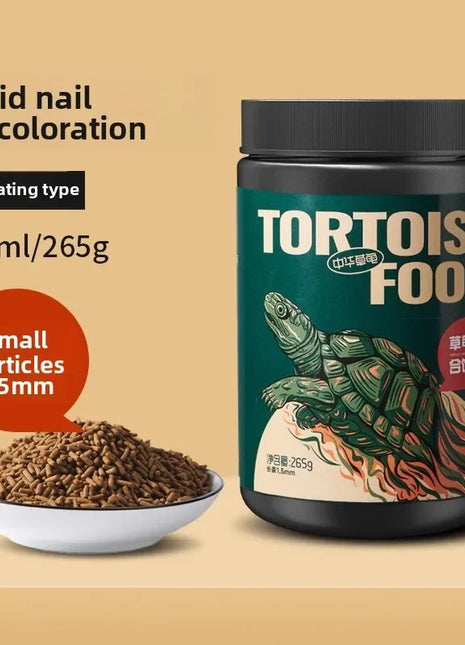 Yee Terrapin Turtle Food - High Protein Floating Pellets for Chinese Pond Turtle (Grass Turtle) - All Life Stages Formula - Riparo82