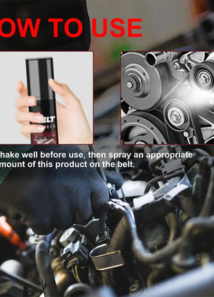 100ml Car Belt Noise Spray Prolongs Belt Life Engine Belt Silencer Spray-On Dressing Noise Lubrication Protection Silencer - Riparo82