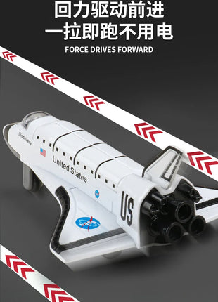 Lega Space Shuttle Shuttle Simulazione Modello di aviazione Giocattolo per bambini Decorazione Display Regalo - riparo82