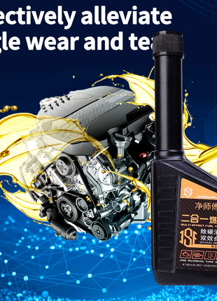 120 ml Car Fuel Treasure Universal 2-in-1 Auto De-Carbonisation Cleaning Maintenance Cleaner Petrol Additive Engine Oil Catalyst - Riparo82