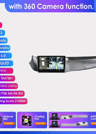 2Din 360Camera Android13 Car Radio For Alfa Romeo Giulietta 2010-2018 Car Multimedia Player Intelligent Screen autoradio Carplay