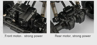 ZWN 1:16 4WD RC Auto 2.4G Radio Auto telecomandate Buggy ricaricabile 4x4 Camion telecomandati fuoristrada Ragazzi Giocattoli per i regali dei bambini