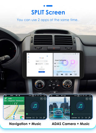 10.33'' Wireless Carplay Android 13 Universal Car Radio Support 4G WIFI DSP BT 1 Din Car Multimedia GPS Intelligent Autoradio - Riparo82