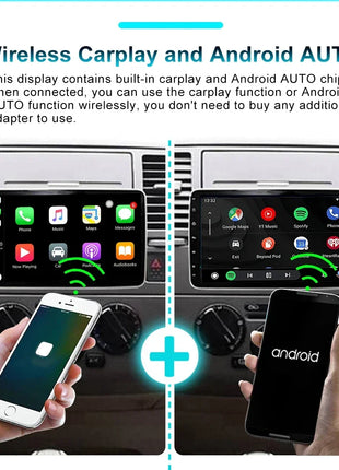 10 inch 2 DIN Android 14 Universal Multimedia Video Player, Car Radio, Wireless carplay android auto WiFi, GPS, Bluetooth, Audio - Riparo82