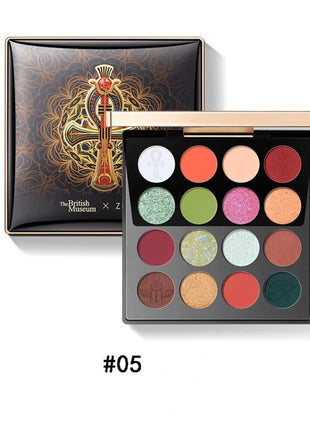 ZEESEA Maya 16 Color Eyeshadow Palette Eye Shadow Delicate Matte Pearl Glow Shimmer Eyeshadow Paletten Eye Makeup Beauty - Riparo82