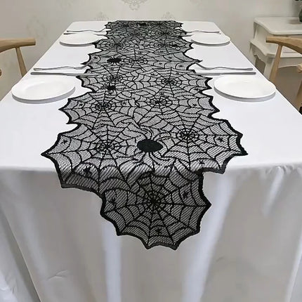 Halloween Tablecloth tablecover table decor Haunted House Pumpkin Spider Web Tablecloth 2025 Halloween Party Decoration Supplies