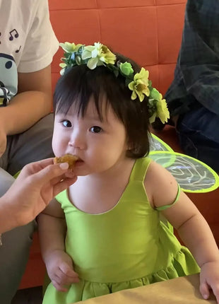 Costume Trilly Campanellino Carnevale 2026 - Abito Fata Verde Bambina