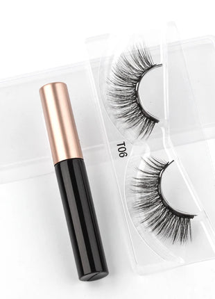 1 Pair Magnetic Eyelashes Wispy 3D Mink Lashes Natural Long Faux Cilios Eyelash Extension Handmade False Eyelashes Makeup Tools