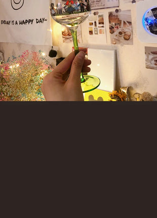 Calice per piccole persone in stile Alsace Bicchieri da vino Decorazioni per la casa Bicchiere da vino adatto per compleanni, Natale e regali di nozze 6 (fl.oz) - riparo82