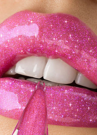 8 Color Glitter Shimmer Lip Gloss Moisturizing Lip Tinted Fuller Lip Effect Diamond Liquid Lipstick Makeup Sexy Lip Care Gifts - Riparo82