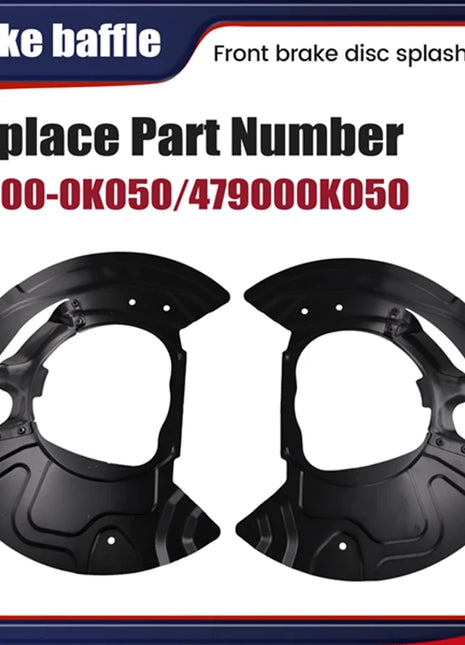 1 paio di pannelli Splash disco freno anteriore 34116857977 34116857978 per BMW X5 X6 E70 E71 2007-2019 Kit protezione protezione parapolvere freno