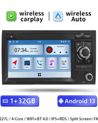 Android 14 Wireless Carplay 8G 128G Car Multimedia For Audi A4 B8 B6 B7 S4 B7 B6 RS4 B7 SEAT Exeo 7