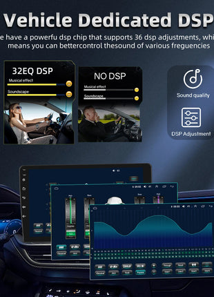 Hikity Wireless CarPlay Android Auto Car Radio For Toyota RAV4 2001-2006 BT Multimedia Player GPS WiFi Head Unit 2din autoradio - Riparo82