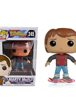 Funko Pop Film Ritorno al futuro Marty McFly # 245 # 49 Action Figure in vinile Bambole Regali per bambole per bambini