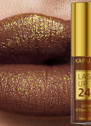 14 Colors Glitter Metallic Lip Glaze Shiny Long Lasting Lip Gloss Waterproof Liquid Lipstick Makeup Lip Oil Lip Tint Gifts for W - Riparo82