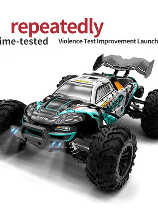 Teeggi 16101 /16102 PRO 1:16 Auto RC ad alta velocità con luce LED Drift 70KM/H 4WD RC Off-Road Car Monster Truck Giocattolo per i regali del capretto
