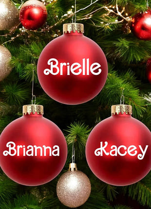 Palla di Natale personalizzata da 10 pezzi Palla di Natale personalizzata Palla di Natale personalizzata per il primo Natale del bambino - riparo82