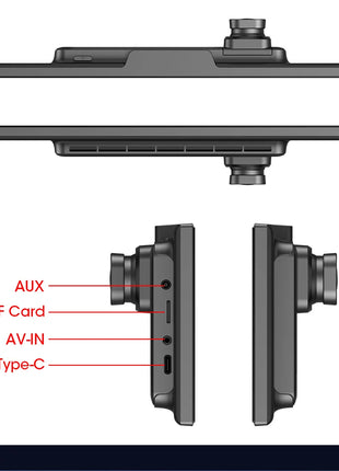 10/11.26" Wireless Carplay Screen for Car,4K Dash Cam HD Car DVR,Android Auto GPS Navigation Video Recorder,1080P Camera,FM,WIFI - Riparo82
