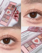 12 Colors Love Highlighting Eyeshadow Blush Palette Multi-purpose Cosmetic Eyes Pigment Powder Makeup Plate Eye Shadow - Riparo82