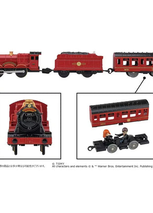 Originale Takara Tomy Tomica Auto Plarail Harry Potter Hogwarts Express Set Modello di veicolo Giocattoli per ragazzi Collezione Regalo di compleanno - riparo82