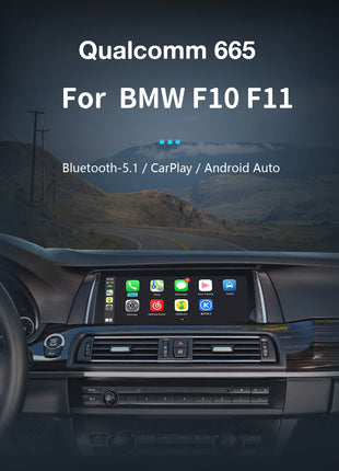 Uckazy 8 Core Wireless Carplay AutoRadio Android 14 For BMW 5 Series F10 F11 2010-2016 CIC NBT Car Multimedia Screen Player GPS Navigation Stereo Carplay Audio - Riparo82