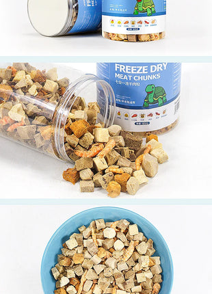 GEN CLIMB Freeze-Dried Shrimp Turtle Food - High Protein Aquatic Turtle Diet for Red-Eared Slider, Snapping Turtle&Pond Turtles - Riparo82