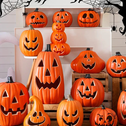 Pumpkins Lamp Halloween Decoration For Home Yard Garden Outdoor Decor Hallowen Horror House Skull Party Props Glow in The Dark