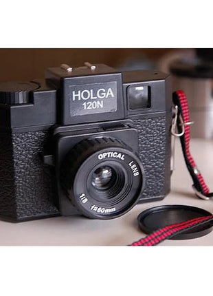 Nuovo Holga 120N Retro Point And Shoot Film Camera Lomo Manuale Prime Film Camera Lomography Lomo Per Kodak Fujifilm nero